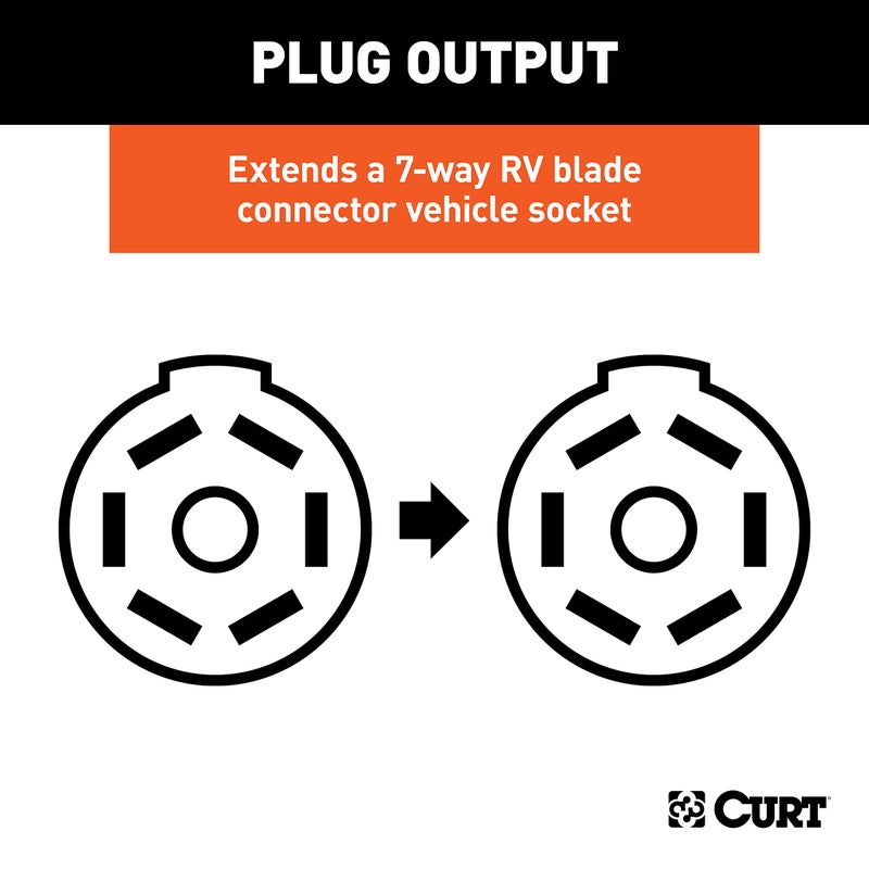 CURT 57727 Truck Backup Alarm for 7-Way RV Blade Trailer Wiring - Image 4